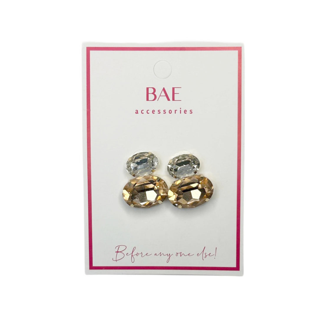 Glass Pendant Earrings - THE BAE