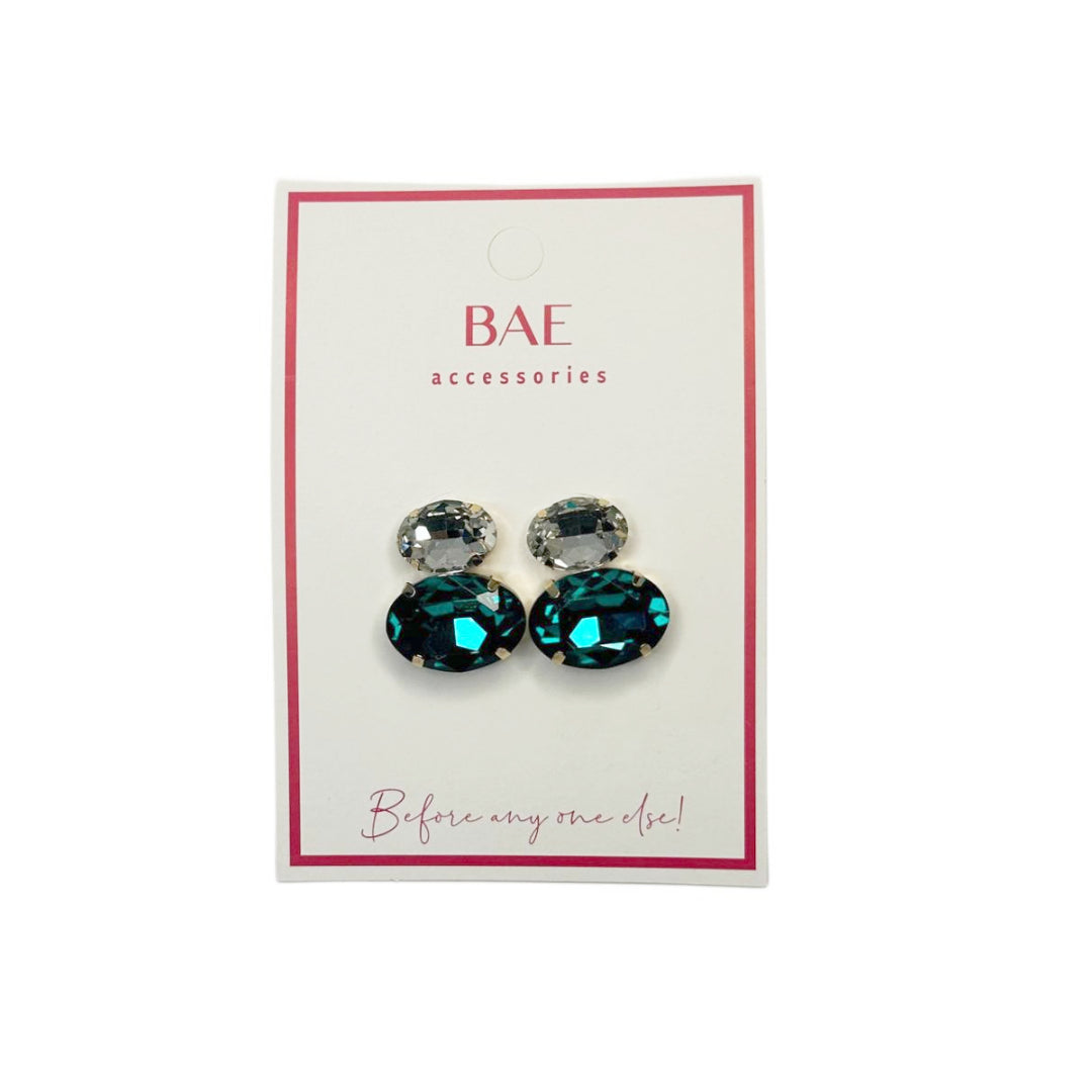 Glass Pendant Earrings - THE BAE