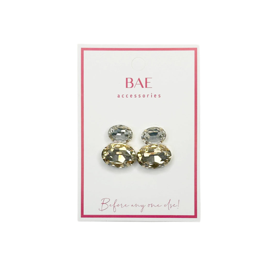 Glass Pendant Earrings - THE BAE