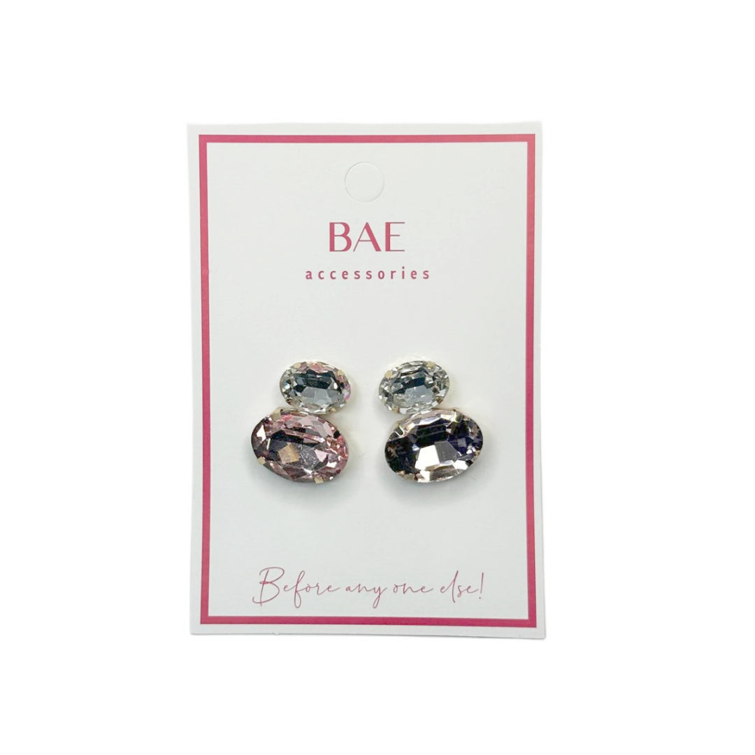 Glass Pendant Earrings - THE BAE