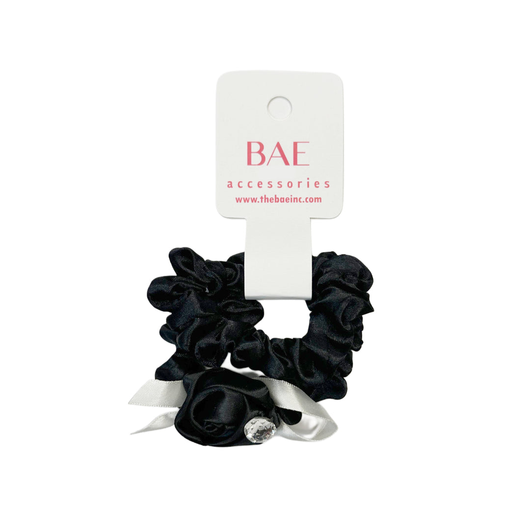 Satin Corsage Hair Scrunchies