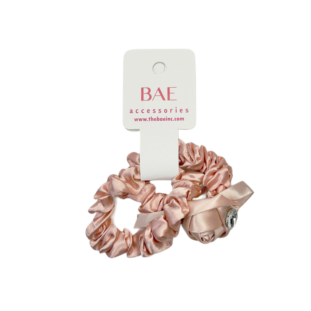 Satin Corsage Hair Scrunchies