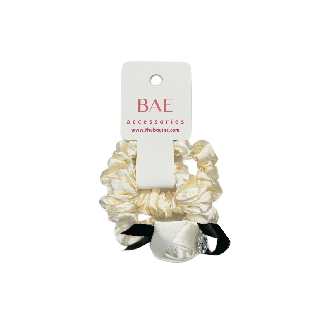 Satin Corsage Hair Scrunchies