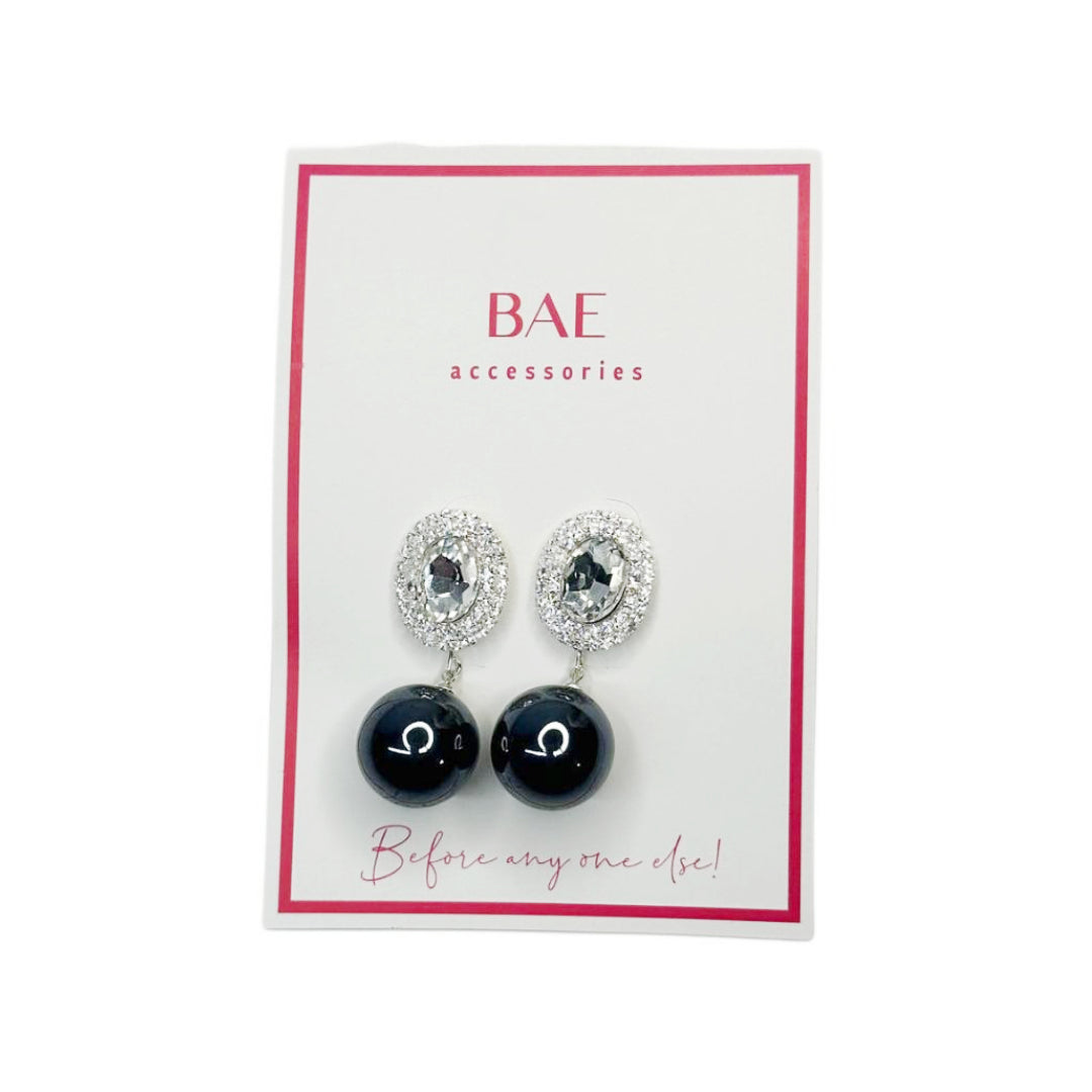 Faceted Crystals with Preal Earings