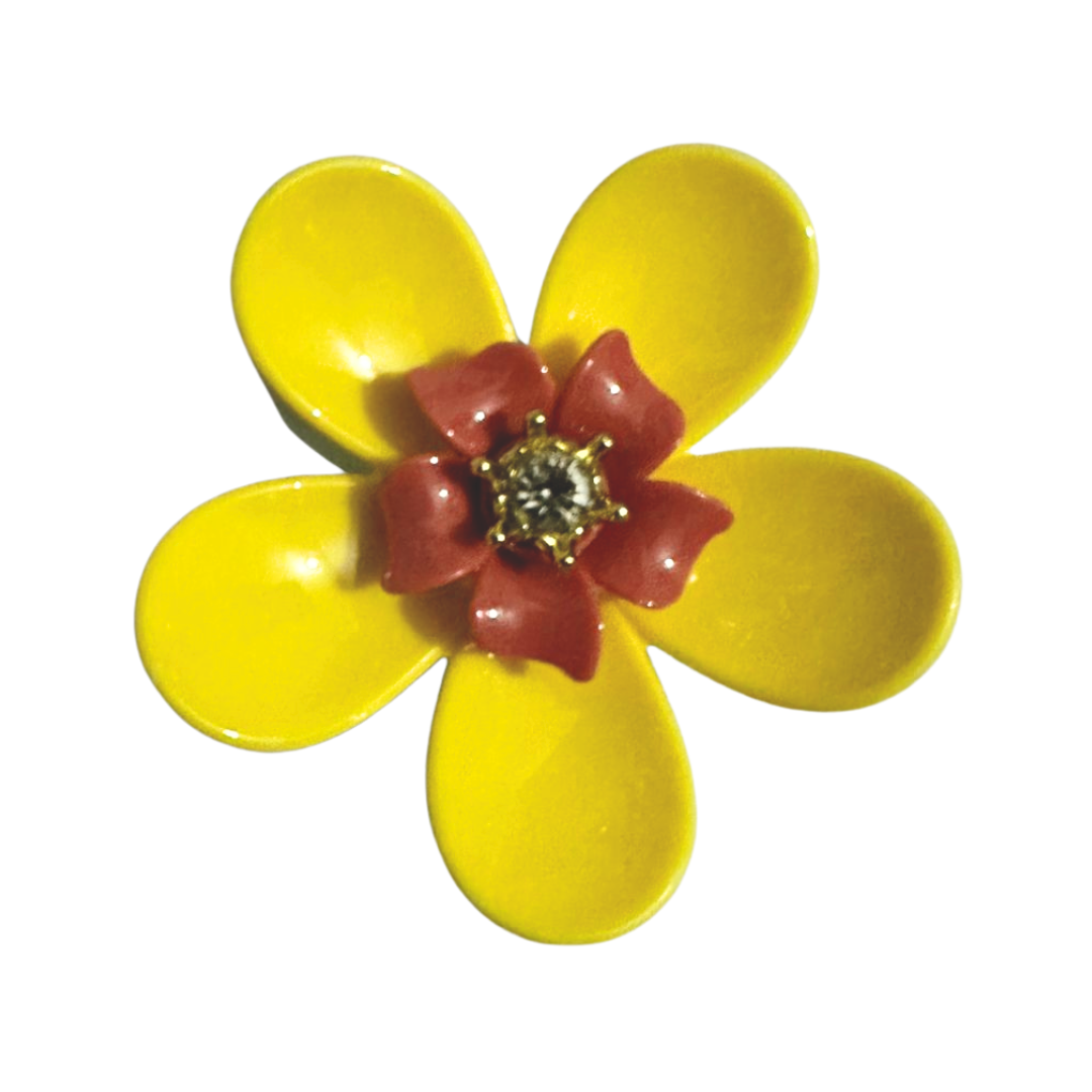 Pearl Flower Hair Claw