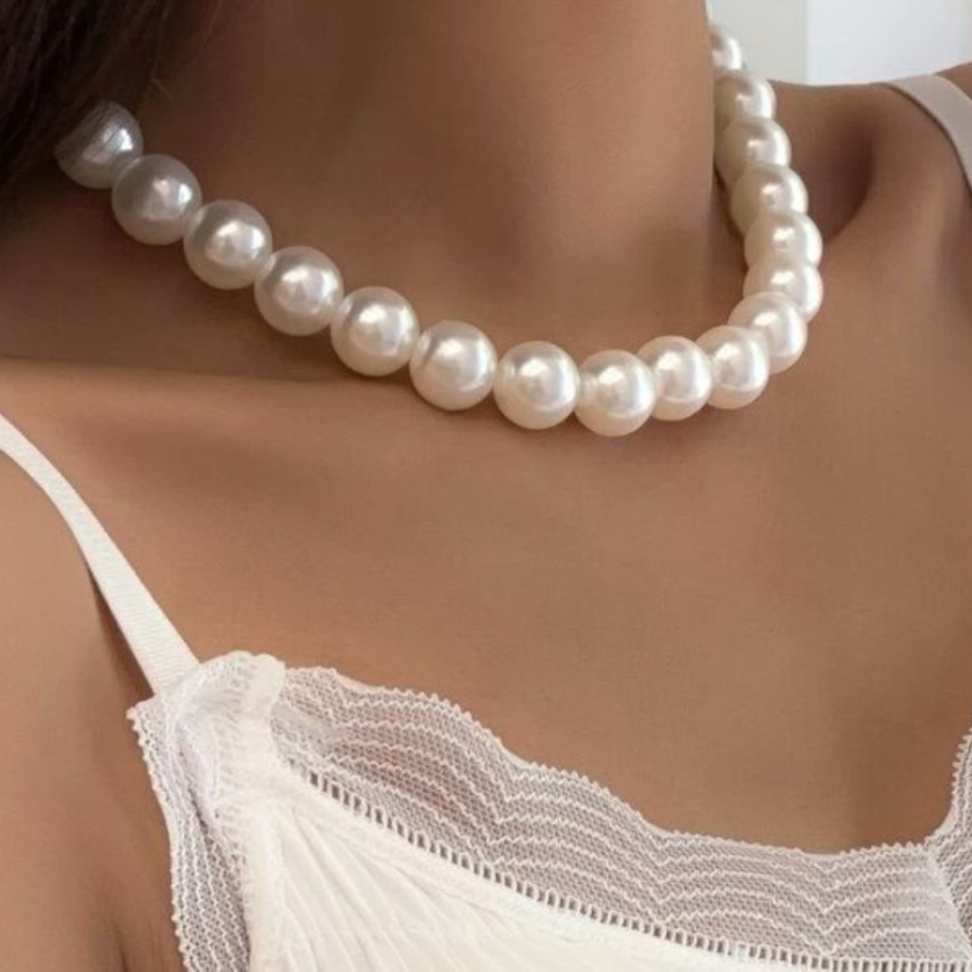 Choker Pearl Necklace - THE BAE